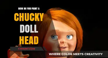 Crafting Chucky: Painting the Doll's Head