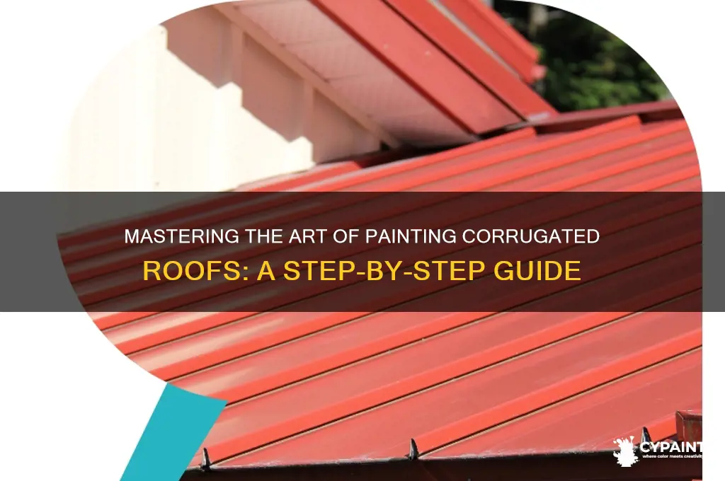 how do you paint a corrugated roof