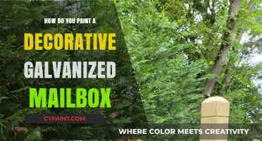 Decorative Galvanized Mailbox: Painting Tips and Tricks