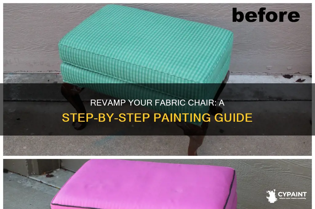 how do you paint a fabric chair