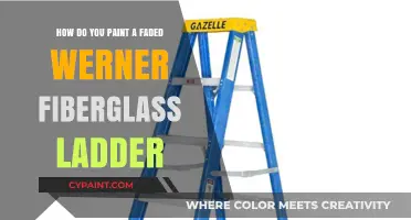Restore Your Faded Werner Fiberglass Ladder with a Fresh Coat of Paint
