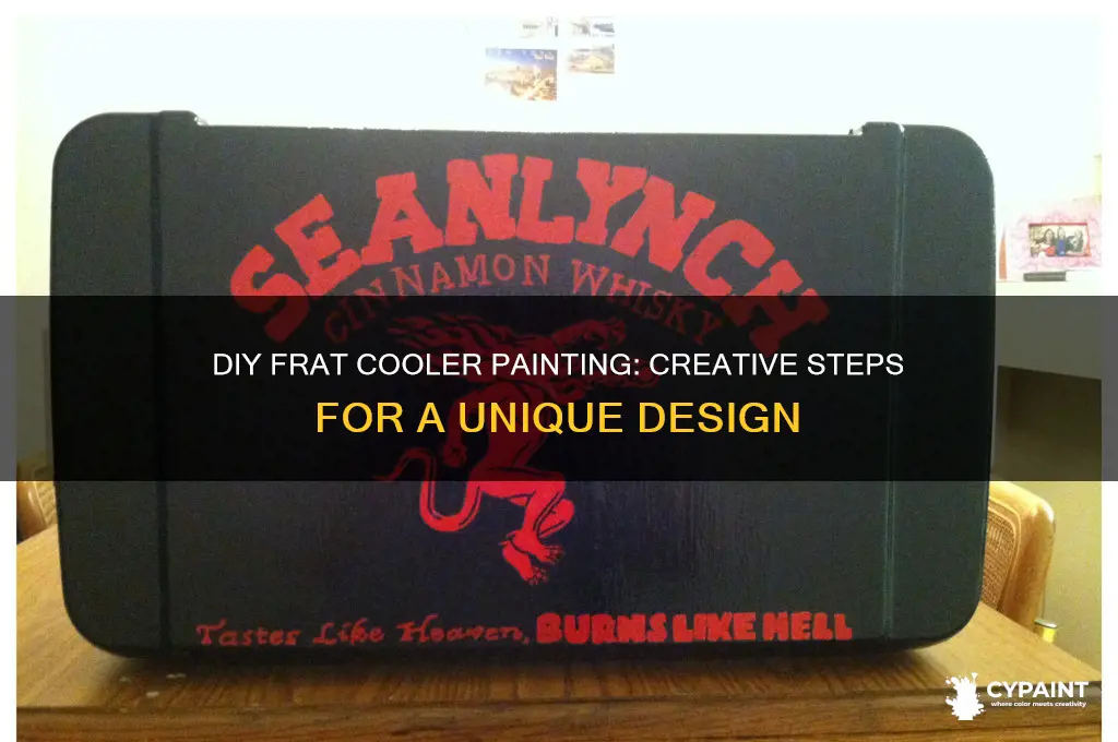how do you paint a frat cooler