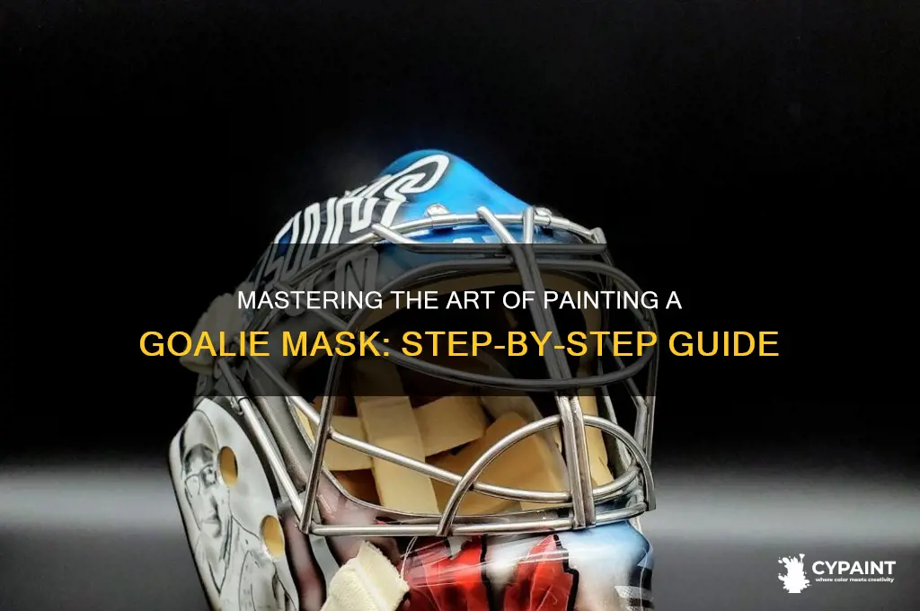 how do you paint a goalie mask