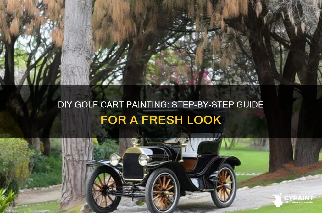 how do you paint a golf cart