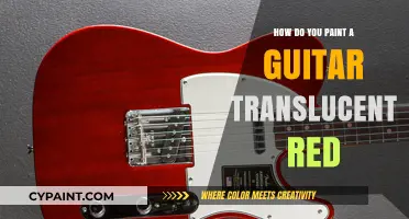 Creating a Translucent Red Guitar: A Step-by-Step Guide