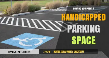 Handicapped Parking Space: Painting the Perfect Spot