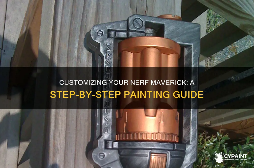 how do you paint a nerf maverick