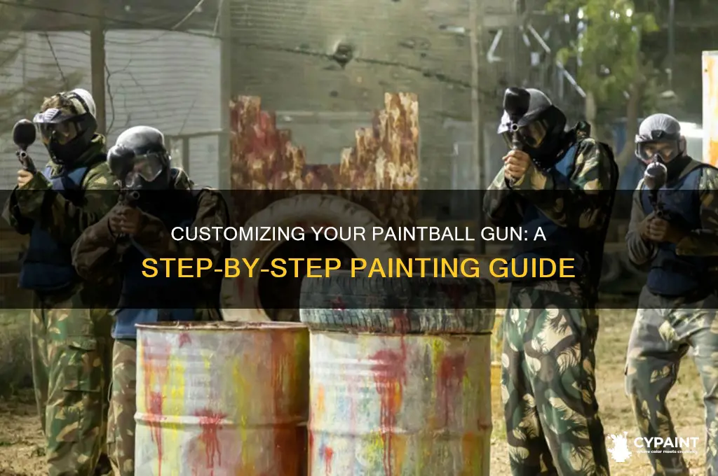 how do you paint a paintball gun