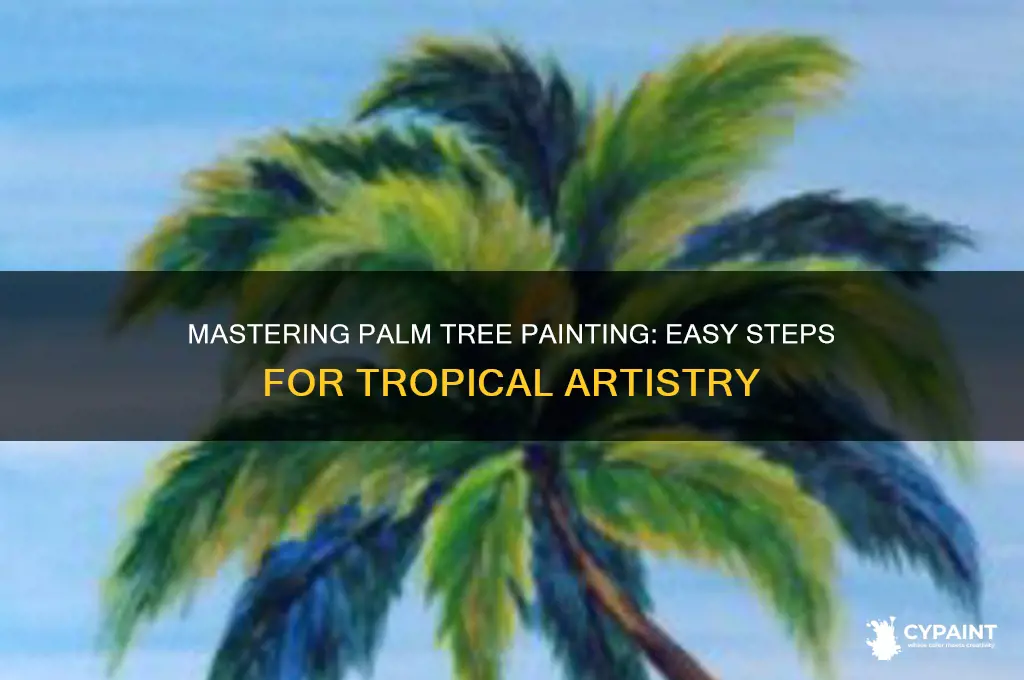 how do you paint a palm tree