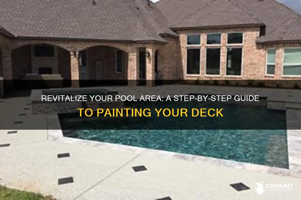 how do you paint a pool deck