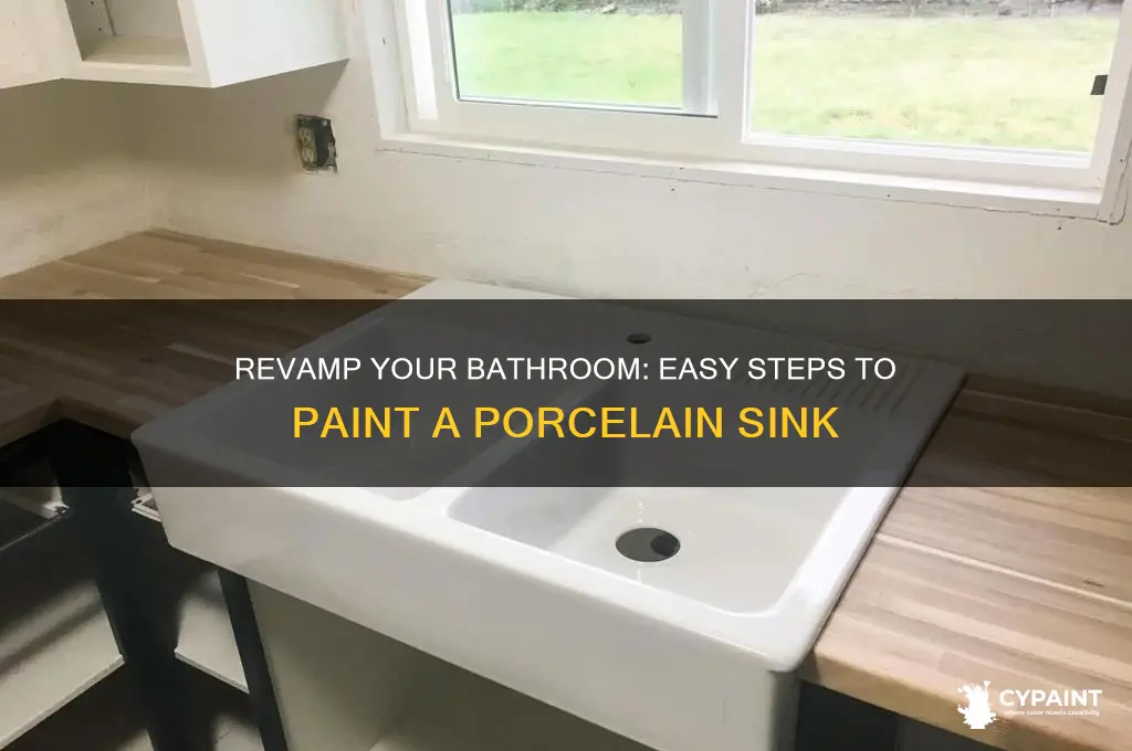 how do you paint a porcelain sink
