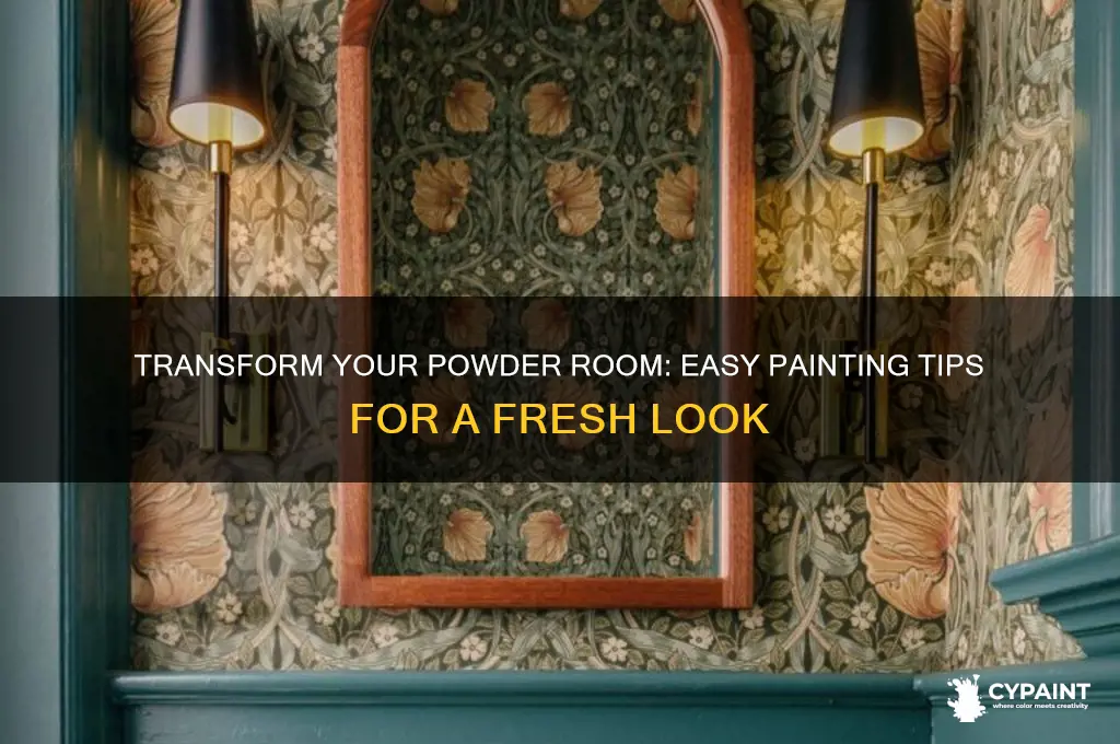 how do you paint a powder room
