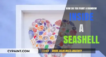 Crafting Seashells: Painting Rainbows