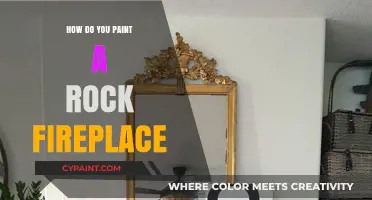 Transform Your Rock Fireplace: A Step-by-Step Painting Guide