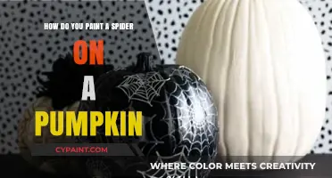 Spider Pumpkin Painting: A Step-by-Step Guide