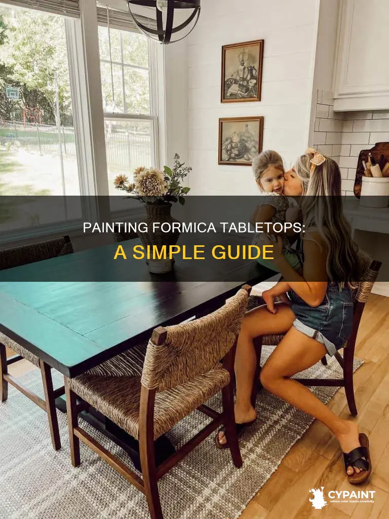 how do you paint a tabletop that is formica
