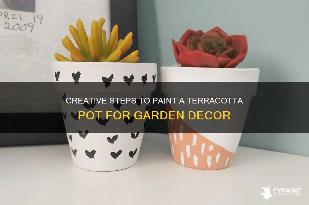 how do you paint a terracotta pot