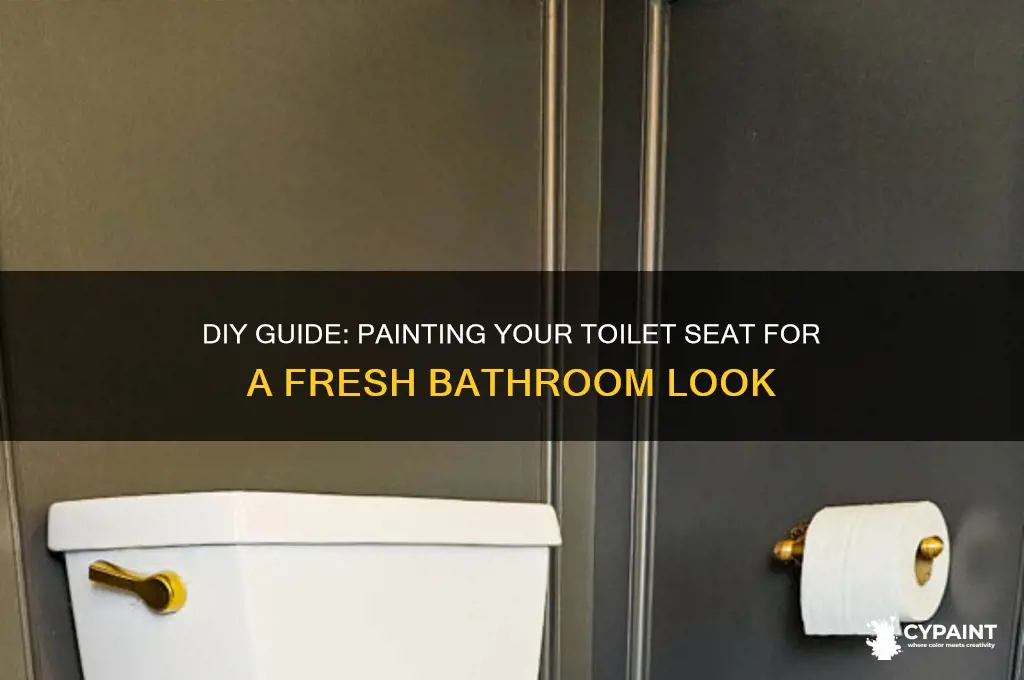 how do you paint a toilet seat