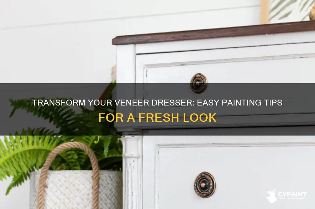 how do you paint a veneer dresser