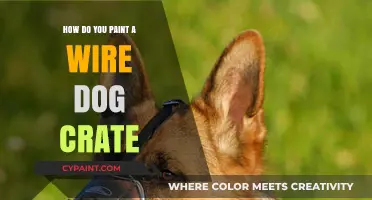 Transforming Wire Dog Crates with Paint