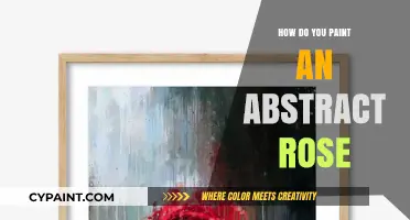 Unleash Creativity: Painting an Abstract Rose with Bold Techniques