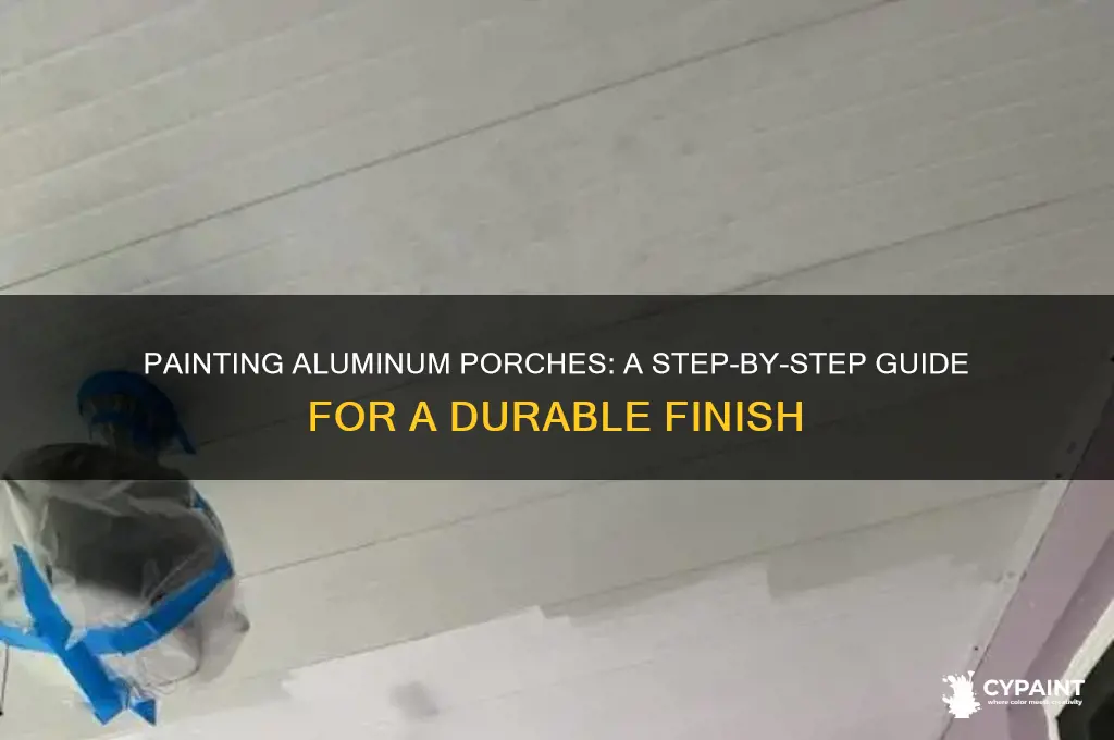 how do you paint an aluminum porch