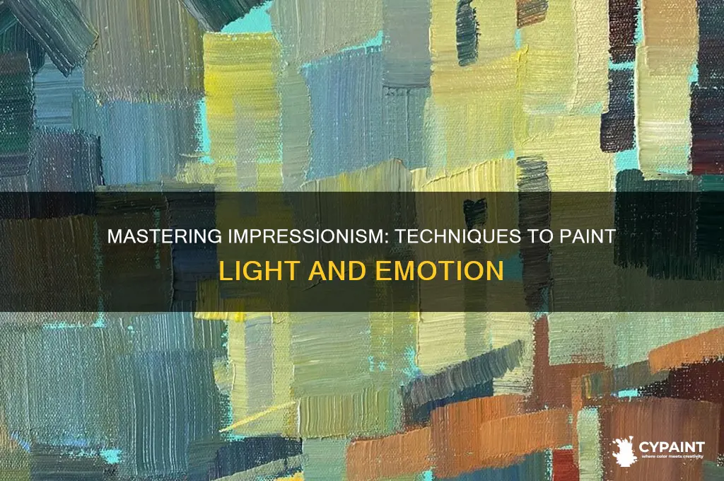 how do you paint an impressionist painting