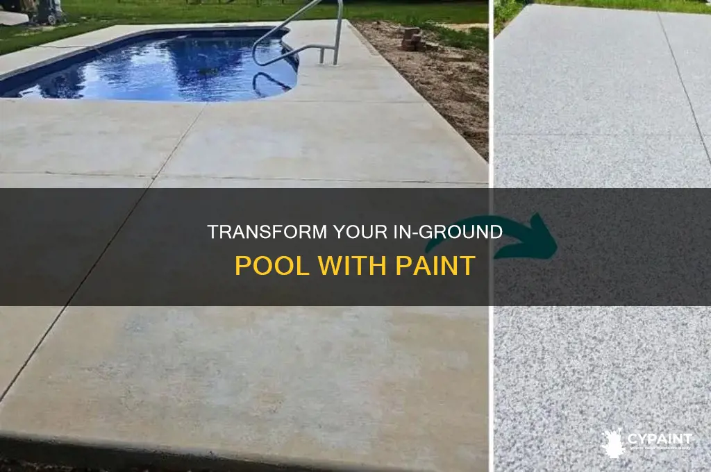 how do you paint an in ground pool