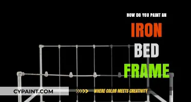 Transforming Iron Bed Frames with Paint