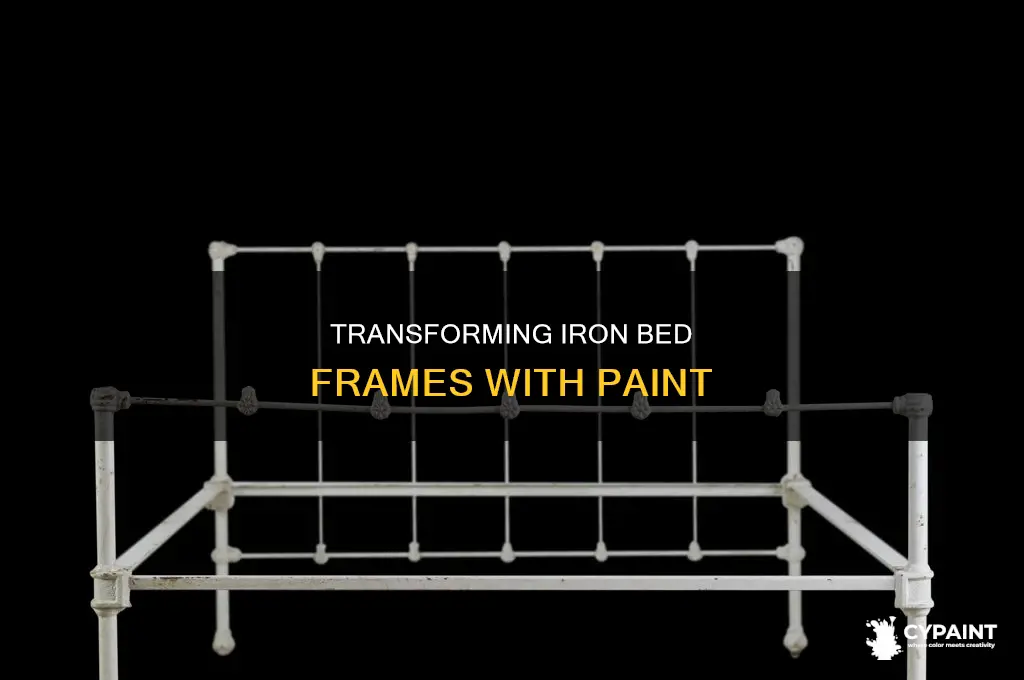 how do you paint an iron bed frame