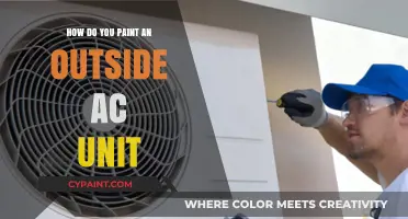 Refresh Your AC Unit's Look with a Fresh Coat of Paint