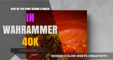 Mastering Warhammer 40k: Painting Behind Shields with Precision Techniques