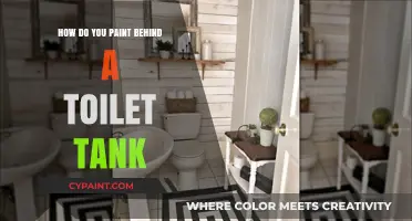 Mastering the Art of Painting Behind a Toilet Tank: Tips and Tricks