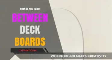Mastering Deck Painting: Tips for Painting Between Deck Boards