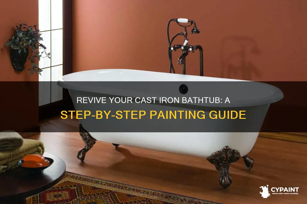 how do you paint cast iron bathtub