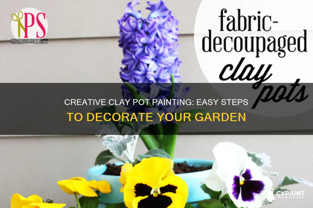 how do you paint clay flower pots