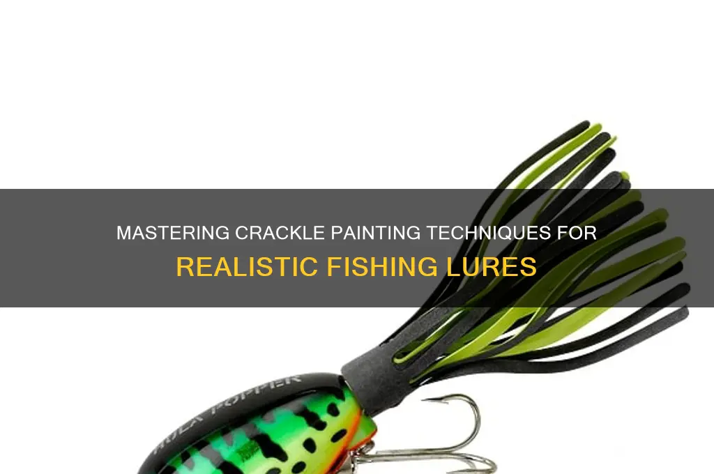 how do you paint crackle fishing lures