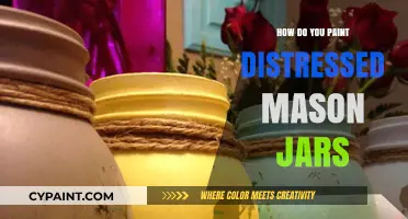 Create Vintage Charm: Painting Distressed Mason Jars Step-by-Step Guide