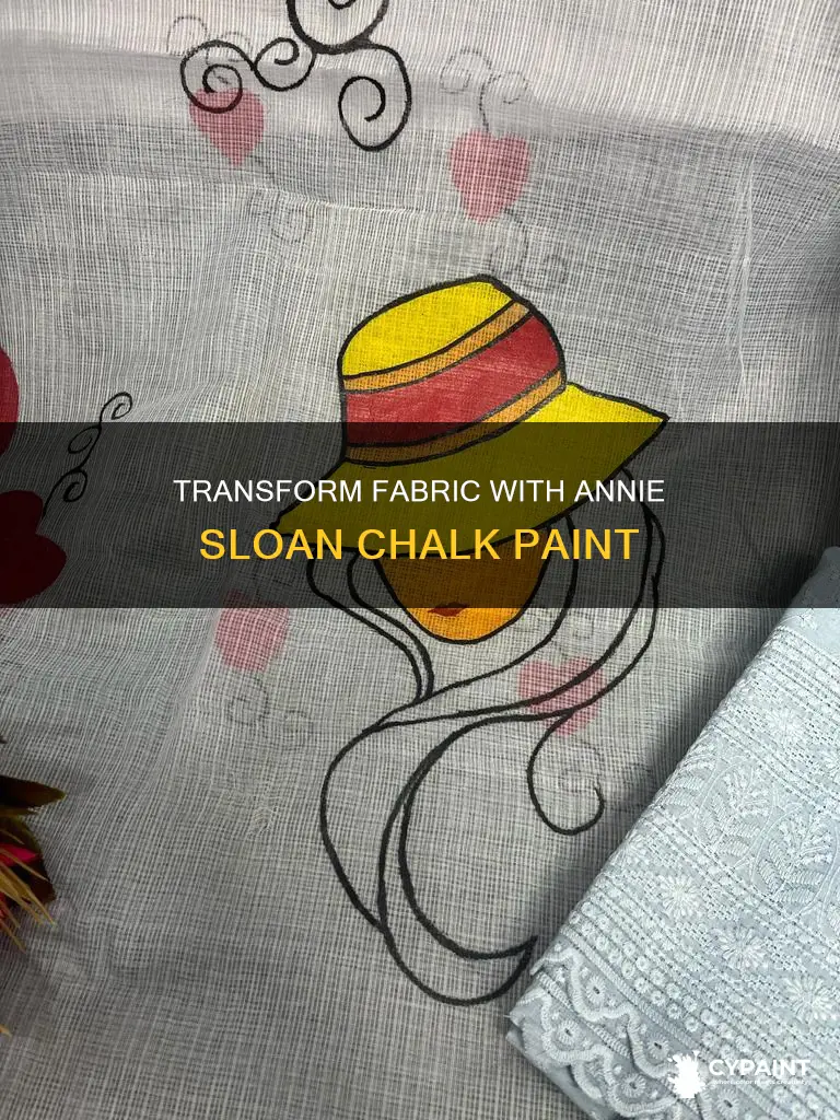 how do you paint fabric with annie sloan paint