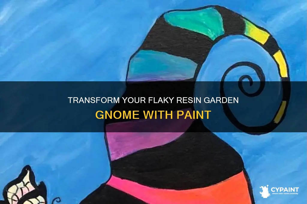 how do you paint flaking resin garden gnome