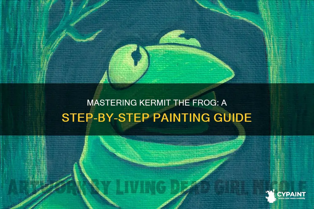 how do you paint kermit the frog