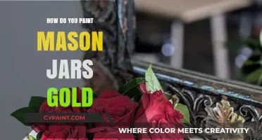 Gilded Glass: Easy Steps to Paint Mason Jars Gold