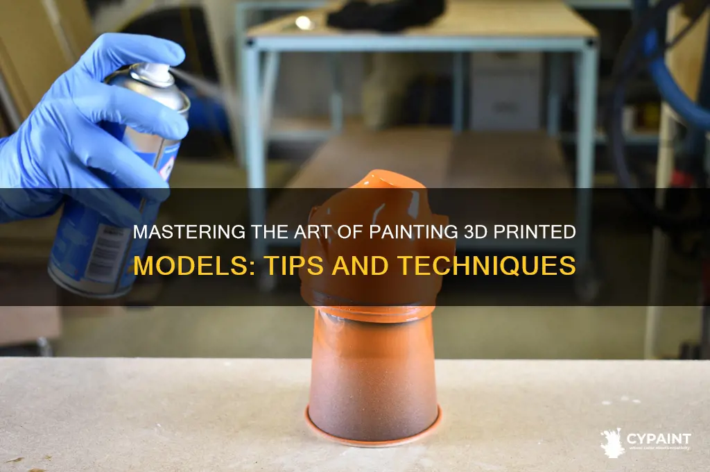 how do you paint models made on a 3d printed