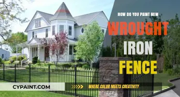The Perfect Paint Job: Wrought Iron Fence Makeover