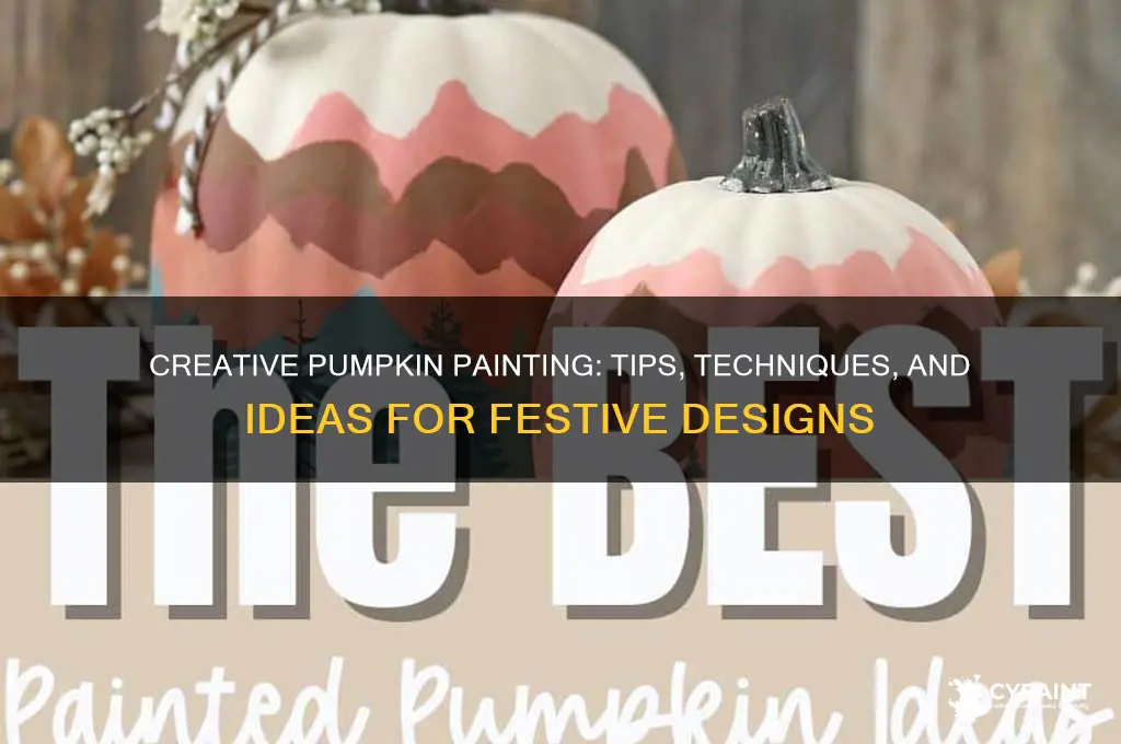 how do you paint on a pumpkin