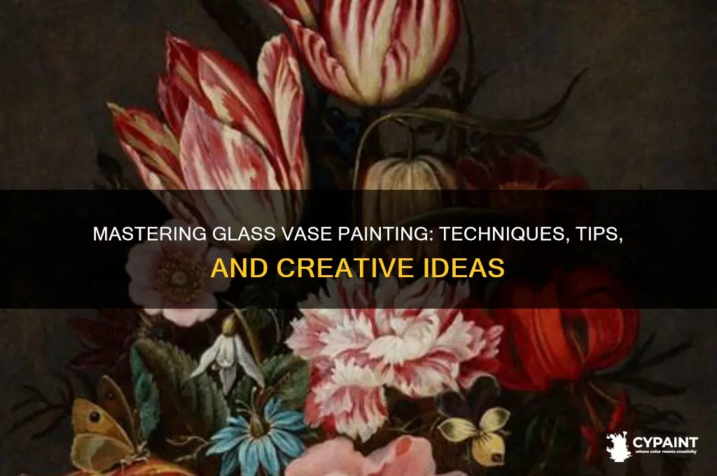 how do you paint on glass vases