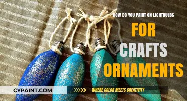 Crafting Lightbulbs: Painting Techniques for Ornament Success