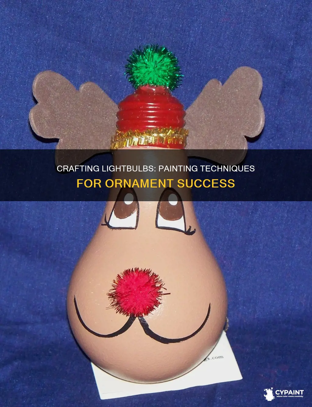 how do you paint on lightbulbs for crafts ornaments
