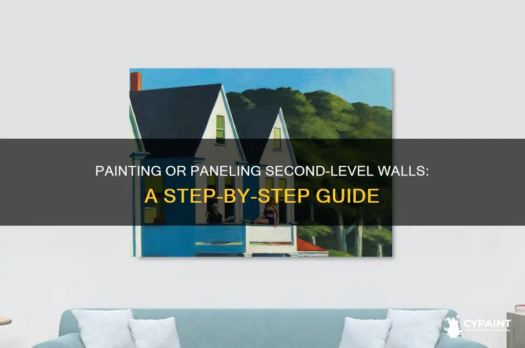 how do you paint or panel the second level in