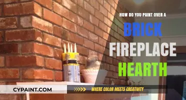 Transforming a Brick Fireplace with Paint